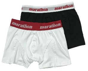 2-pack pojkboxer basic marathon i gruppen Underkl�der / Barn hos Gus Textil AB (53707r)