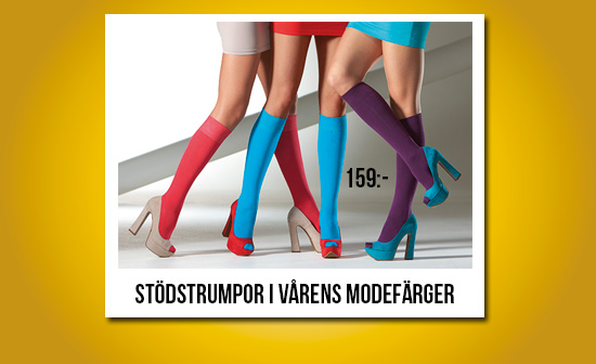 St&ouml;dstrumpor i v&aring;rens modef&auml;rger