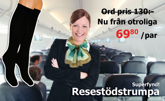 Superfynd! Resestrumpa medium st&ouml;d
