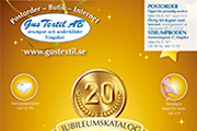 Gus Textils 64-sidiga produktkatalog Gus Textils 64-sidiga produktkatalog