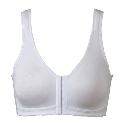 2-pack Framknäppt BH Edith Vit 100C