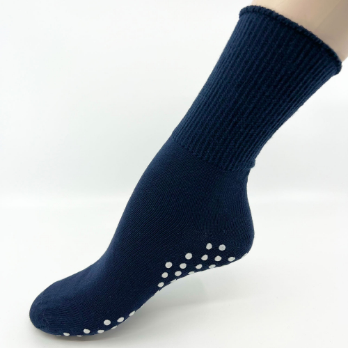 Gus-halksockor med lös resår Marin 32-35