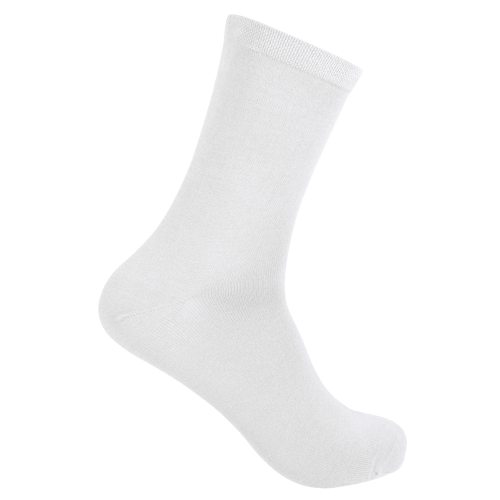 5-pack Strumpor ankelsock komfort bambu Vit 40-42