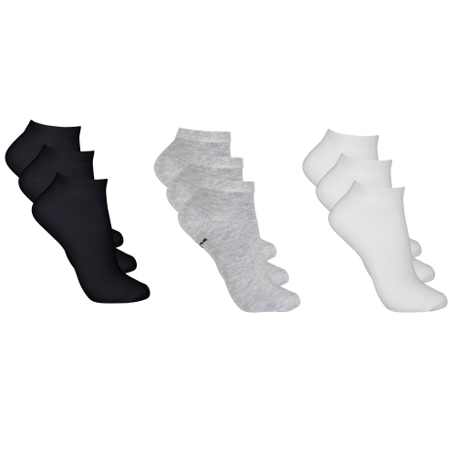 3-pack bambusockor lågt skaft