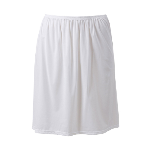 Alternativ bild 0 för Trofe Slip Skirt Short Vit Large Dam
