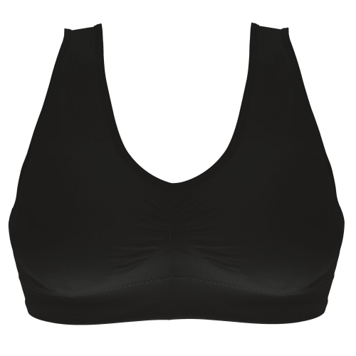 Seamless top svart L