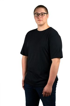 T-shirt dam/herr svart L