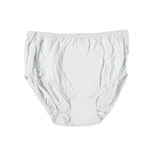 2-pack maxitrosor med mjuk spets vit M