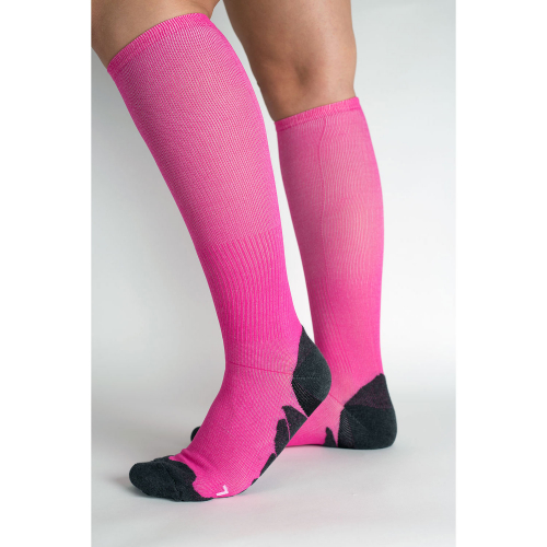 Lågpris sport stödstrumpor rosa 43-46