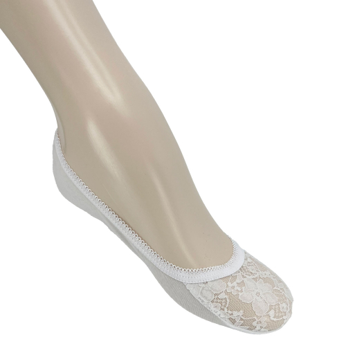 Steps med spets vit one size