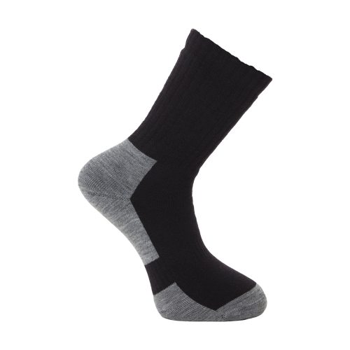 5-pack Thermal ullstrumpa svart/grå 39-42