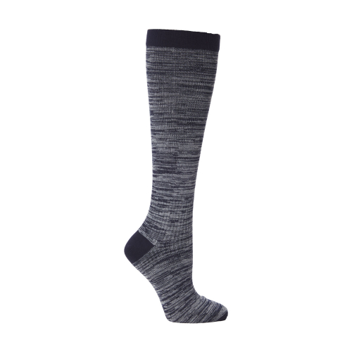 2-pack Stödstrumpor lågpris melerade marin 36-40