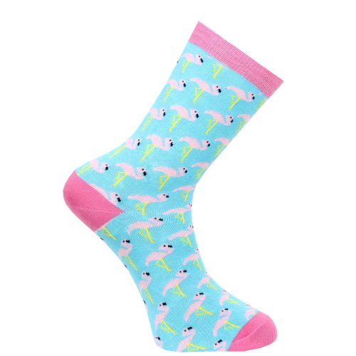 2-pack Millers strumpor mönstrade flamingo 36-41