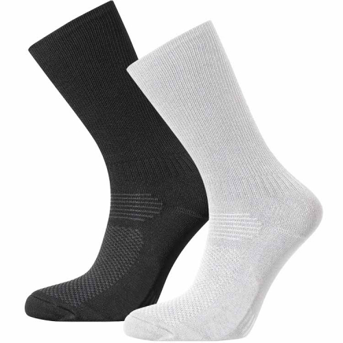 BOLA strumpor dubbel viafil ankelsocka svart 34-36