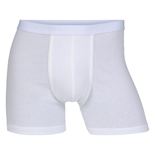 2-pack Olympia herr basic kalsonger boxer utan gylf vit XL