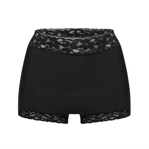 Avet trosor microfiber shorts m spets svart XL