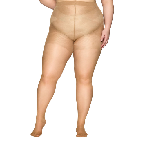 Dam Vogue Curvy 40 den strumpbyxor stora storlekar solbrun 44-48
