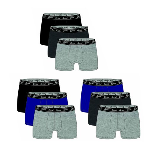 Fynd! 3-pack boxerkalsonger Capital blandade färger S