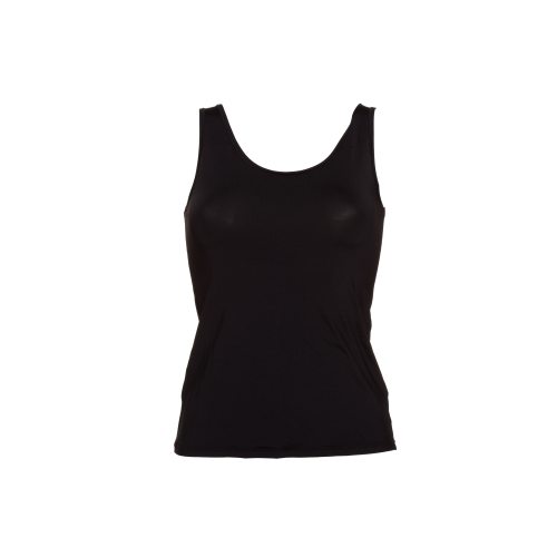 Avet linne dam microfiber svart S