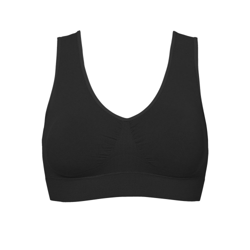 Magic dam bh topp bambu svart XL