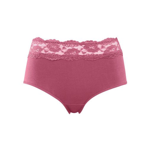 2-Pack Miditrosor med Spets XXL Rosa