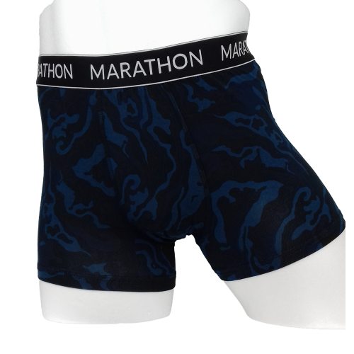 Fynd! Marathon herr boxerkalsonger modal blå camo 2XL