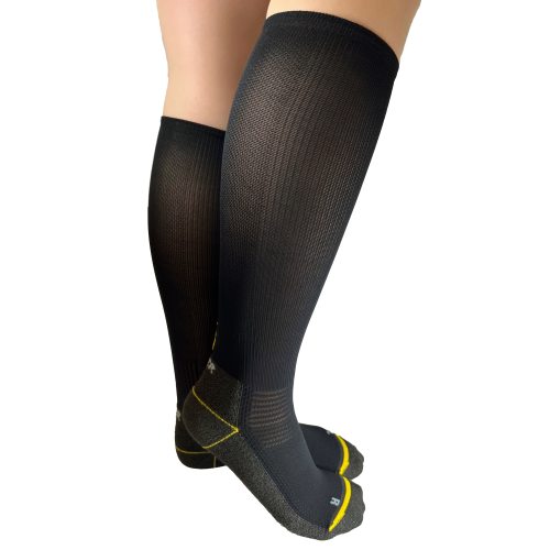 Superfynd! Seger löparstrumpor running mid compression svart 34-36