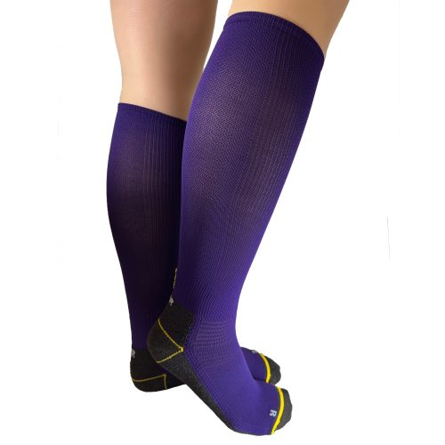 Superfynd! Seger löparstrumpor running mid compression lila 46-48