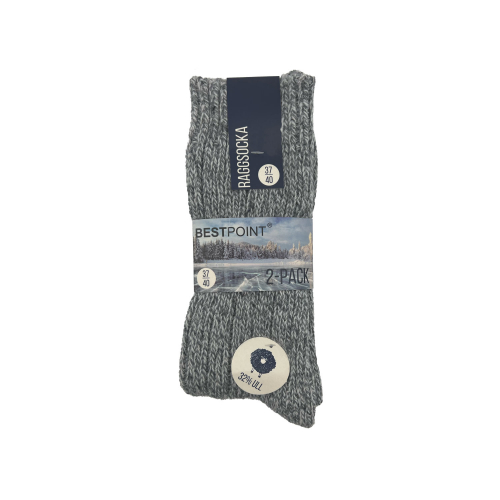 2-pack Bestpoint raggsockor dam grå 37-40