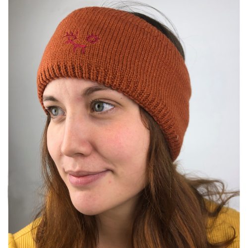 Ava pannband rostorange one size
