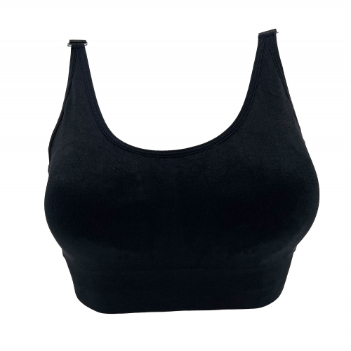 BRA Seamless bh svart XXL-XXXL