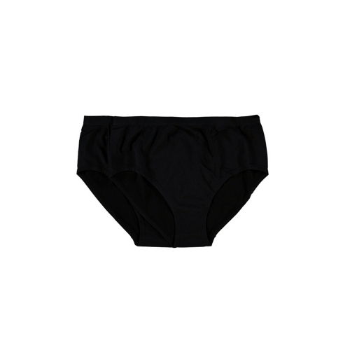 2-pack High waist miditrosor seamless svart XXL-XXXL
