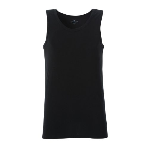 Linne herr bambu svart L