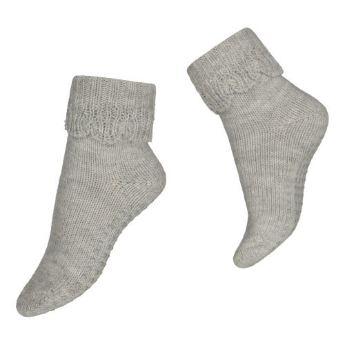 Adelina alpaca anti-slip ljusgrå 36-38
