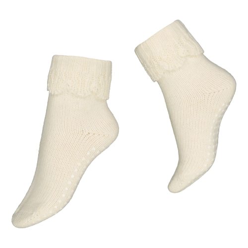 Adelina alpaca anti-slip naturvit 36-38