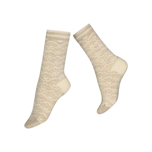 Aria wool socks beige 36-38