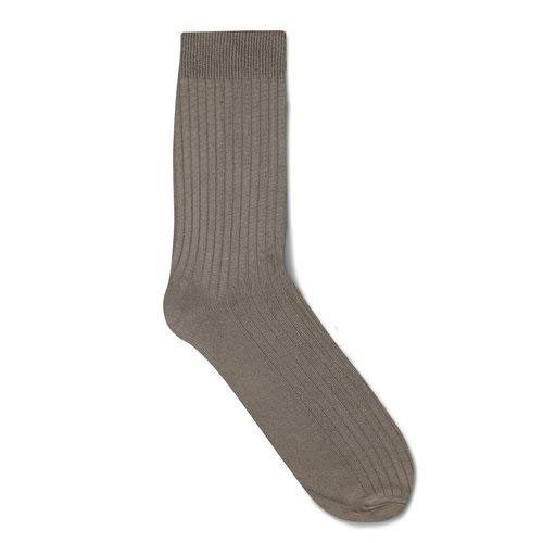 Ribbade bambustrumpor mörkbeige 46-48