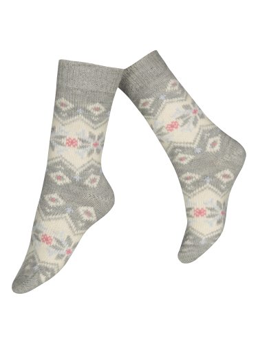 Alessia alpaca sock ljusgrå 36-38