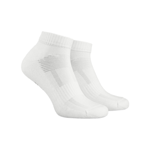 Sportstrumpor bambu kort skaft vit 46-48