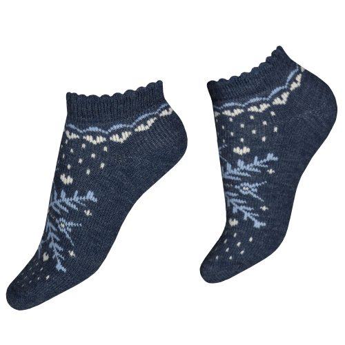 Halo wool sneaker jeansblå 36-38