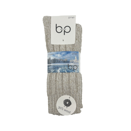 2-pack Bestpoint raggsockor dam beige 37-40