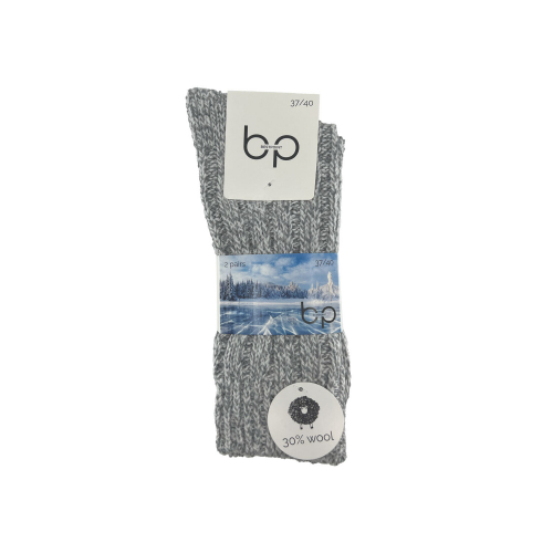 2-pack Bestpoint raggsockor dam ljusgrå 37-40