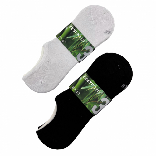 Fynd! 3-pack Bestpoint bambusneakers dam vit 37-40