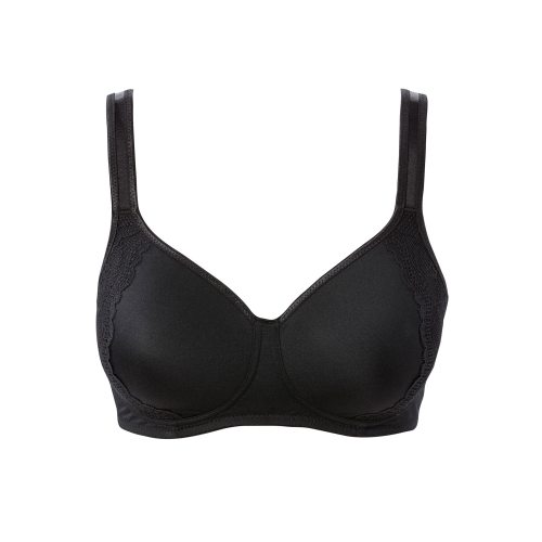2-pack Mjuk-BH Malva svart 95 E