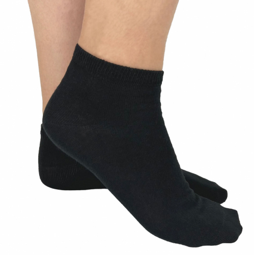 Fynd! 3-pack socka kort skaft svart 41-45