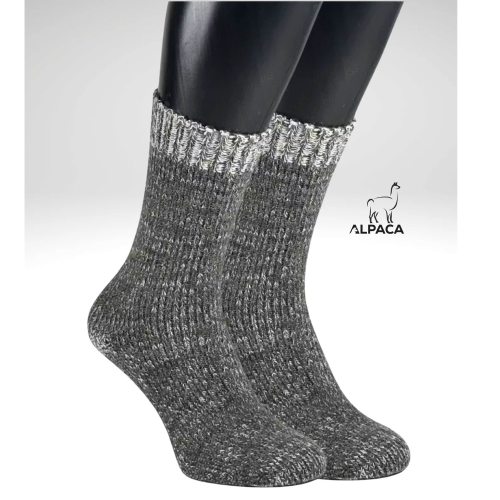Zokks polarsocka alpacka antracitgrå 39-42