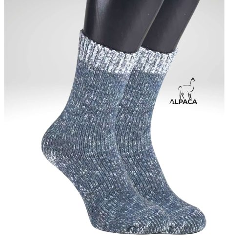 Zokks polarsocka alpacka jeansblå 39-42