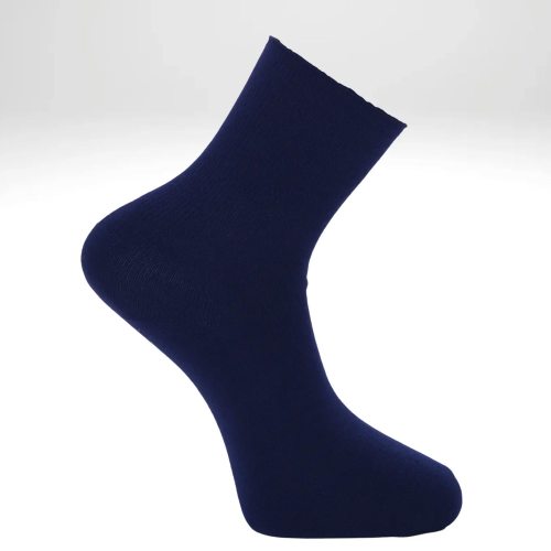 5-pack Ullsocka mjuk resår marin 41-45