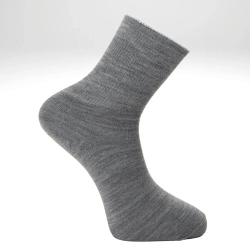 3-pack Ullsocka mjuk resår ljusgrå 41-45