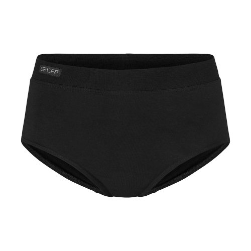 6-pack Bestpoint dam trosor midi sport Svart 46-48